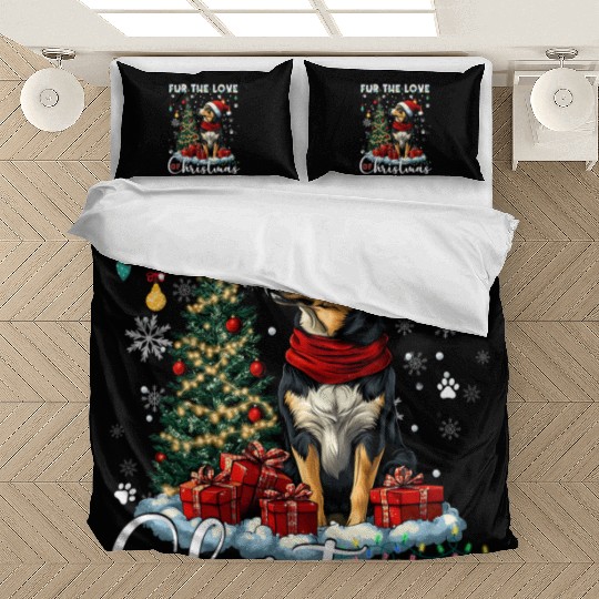 French Bulldog Christmas Tree Decoration Dog Lover Bedding Sets