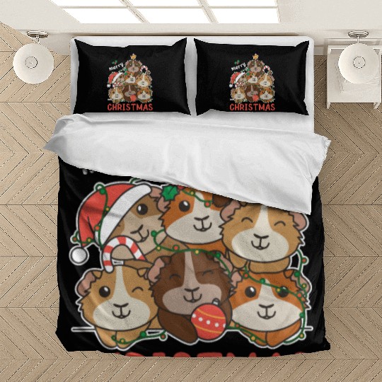 Guinea Pig Christmas Tree Merry Christmas Bedding Sets