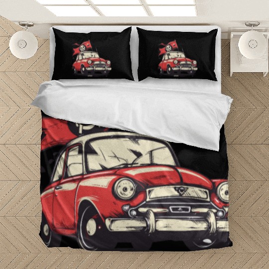 Communist Soviet Pirate Retro Car Bedding Sets