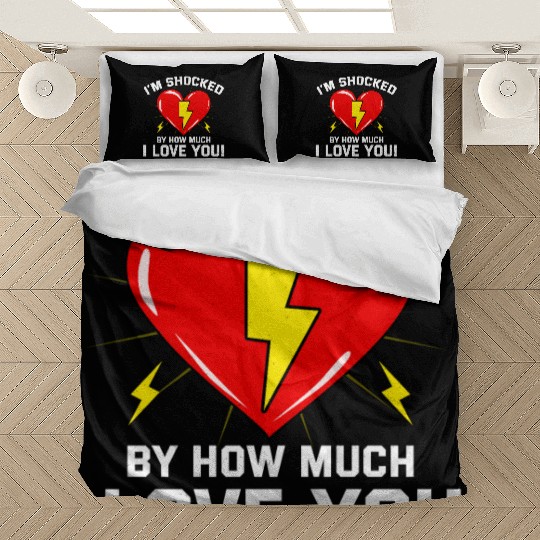 Valentine for Electricians: Shocked by My Love Bedding Sets