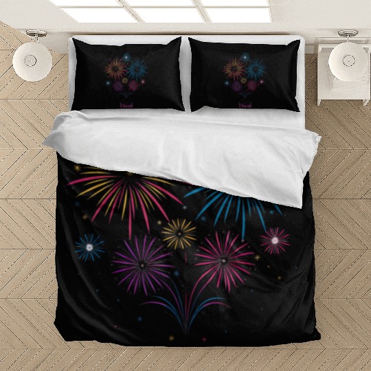 Joyous Fireworks for Diwali Festival Bedding Sets