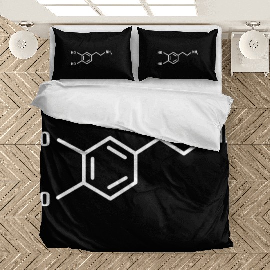 Funny Organic Chemistry Dopamine Molecule Bedding Sets