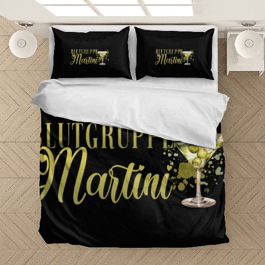Blutgruppe Martini Cocktail Bartender Bedding Sets