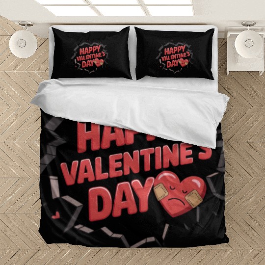 Injured Heart - Happy Valentine’s Day Twist Design Bedding Sets