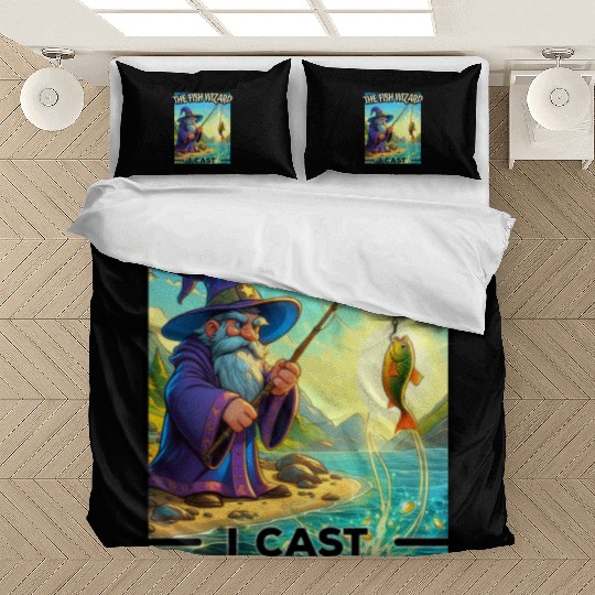 Fantasy Fishing Wizard - Reel Magic Bedding Sets