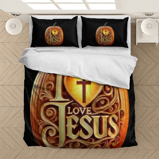 i love jesus Bedding Sets