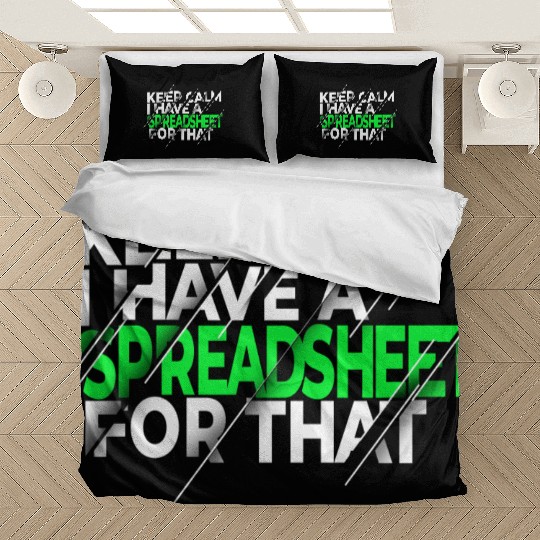 Funny Excel Spreadsheets Lover 3 Bedding Sets