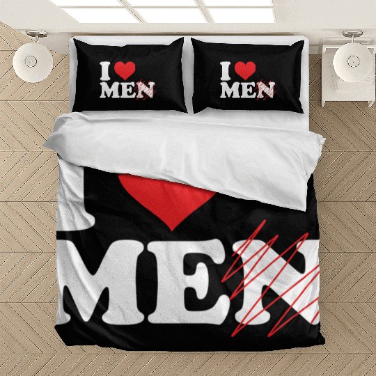i love me not men. Funny I love myself Bedding Sets