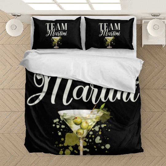 Team Martini Cocktail Bartender Bedding Sets