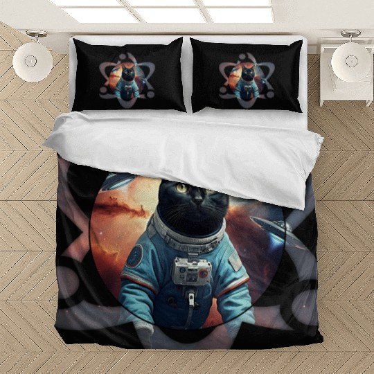 Space Cat Science Bedding Sets