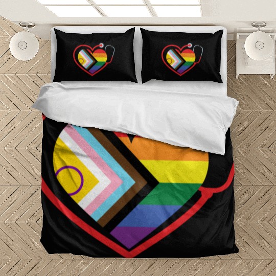 LGBTQ Doctor Nurse Pride Month Medical Clinic Bedding Sets