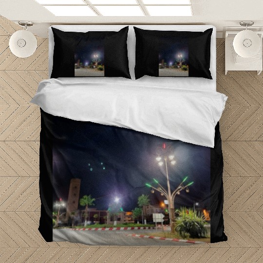 small town beauty Bedding Sets