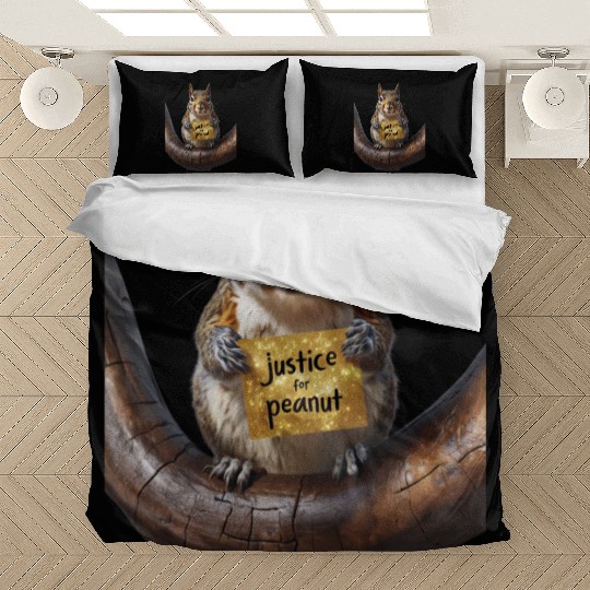 Justice for peanut squirrel lovers Bedding Sets
