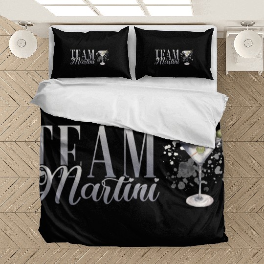Team Martini Cocktail Bartender Bedding Sets