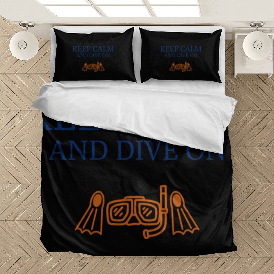 Keep Calm and Dive On Ocean Exploration Bedding Sets