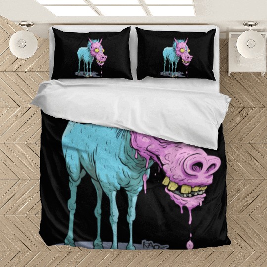 Melting Face Candy of the Zombie Donkey Bedding Sets