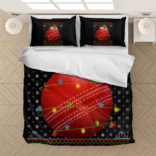 Cricket Player Christmas Bedding Sets