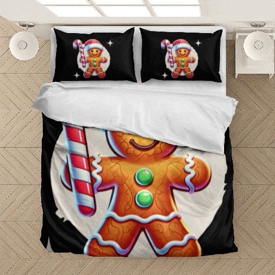 Gingerbread Man Christmas Cheer Bedding Sets