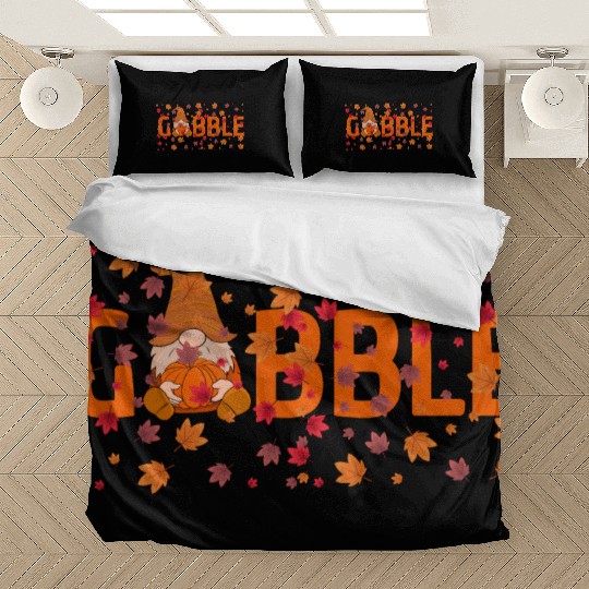GOBBLE TURKEY PODIATRIST FUNNY THANKSGIVING Bedding Sets