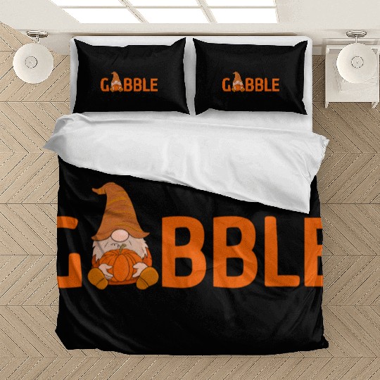 GOBBLE TURKEY PODIATRIST FUNNY THANKSGIVING Bedding Sets