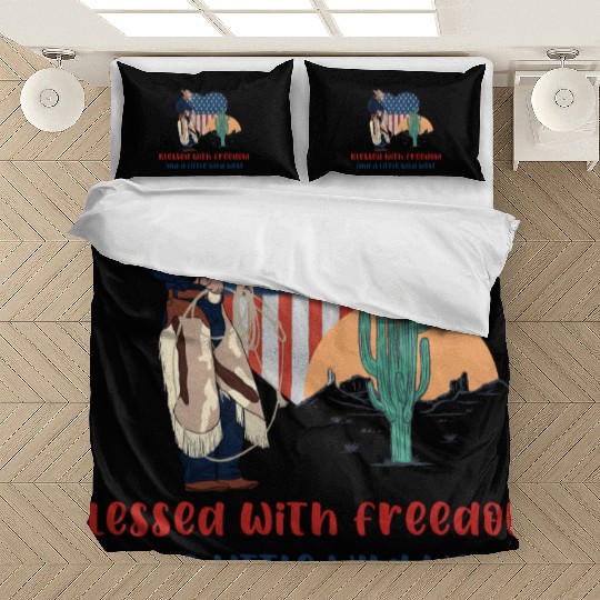 Blessed with Freedom and a little Wild West Bedding Sets