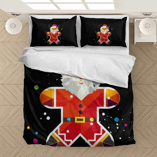 Gingerbread man in Santa design-Creative Christmas Bedding Sets