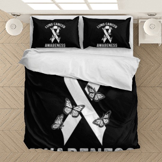 Lung Cancer Awareness Month Support Bedding Sets