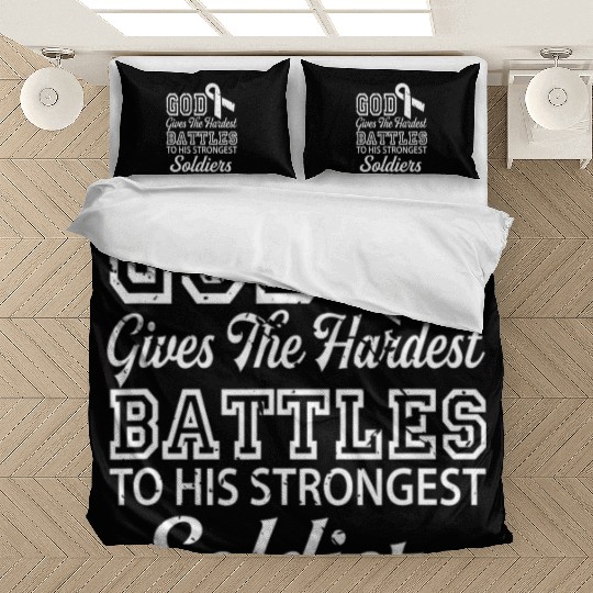 Jesus Prayer Lung Cancer Warrior Lung Cancer Bedding Sets