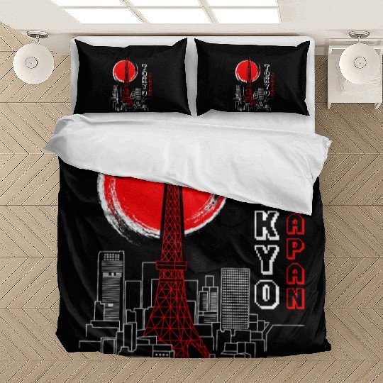 Comic Retro Tokyo Japan Aesthetic Street Japanese Bedding Sets