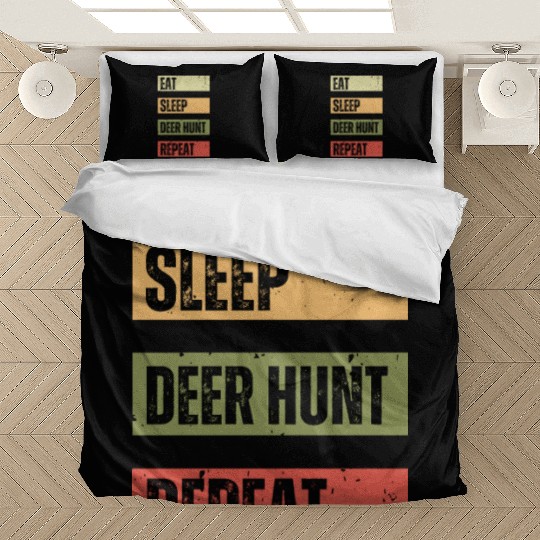 Eat Sleep Deer Hunt Repeat | Deer Hunting Bedding Sets