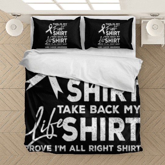 This is My Fight Bedding Sets Lung Cancer Support