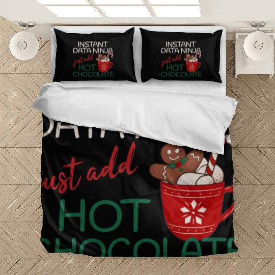 Data Ninja xmas hot Chocolate Christmas Bedding Sets