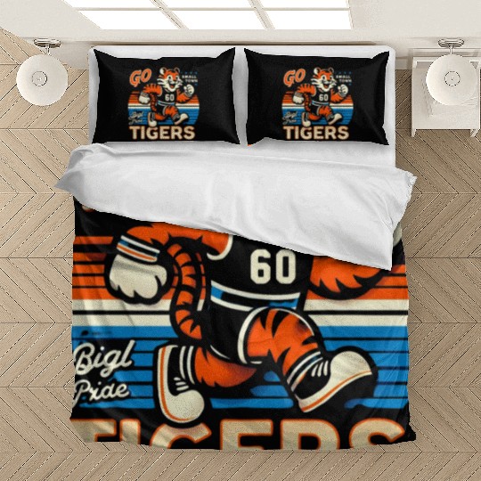 Small Town, Big Pride: Go Tigers! Bedding Sets