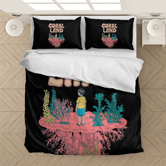 Rainbow Coral Land Bedding Sets