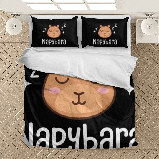 Napybara Sleepy Cute Capybara Sleeping Nap Lover Bedding Sets