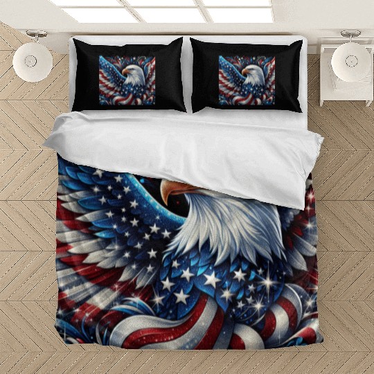 Patriotic Eagle Bedding Sets