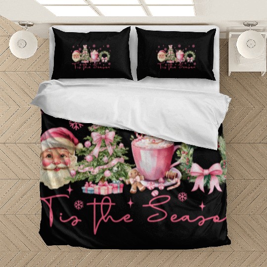 tis the season, merry christmas Bedding Sets