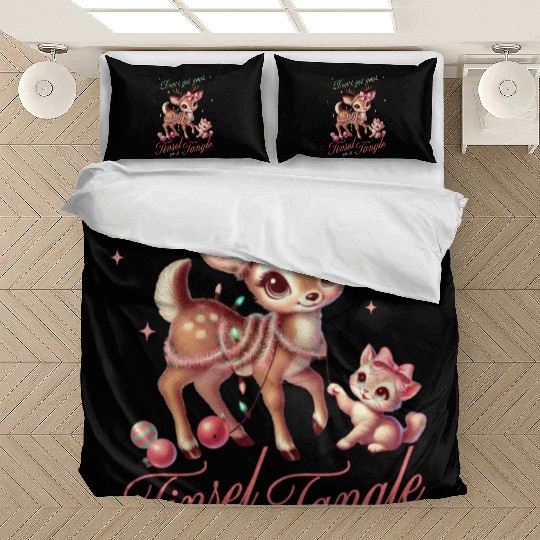 Don t Get Your Tinsel in a Tangle, Merry Christmas Bedding Sets