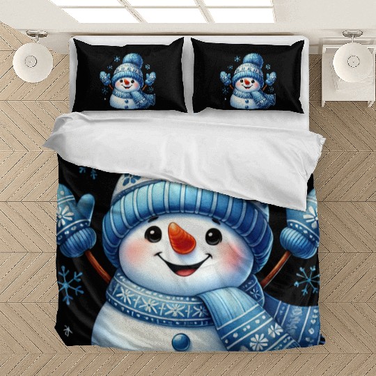 Snowman Christmas, Merry Christmas Bedding Sets