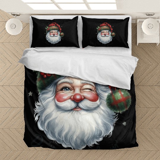 Don t Stop Believin, Santa Christmas Bedding Sets