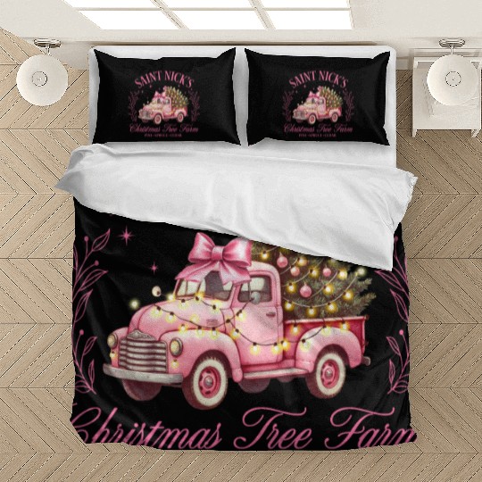 Saint Nicks Christmas Tree Farm Bedding Sets