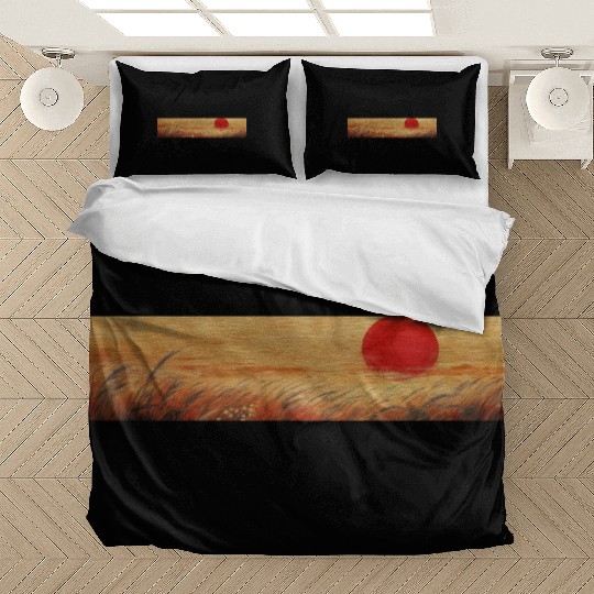 Sunset Serenity: Susuki Fields in Twilight Bedding Sets