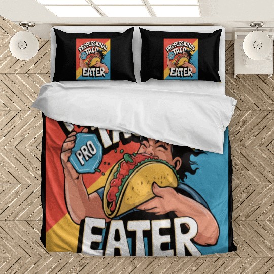 Great gift idea funny quote graphic design Tacos Bedding Sets