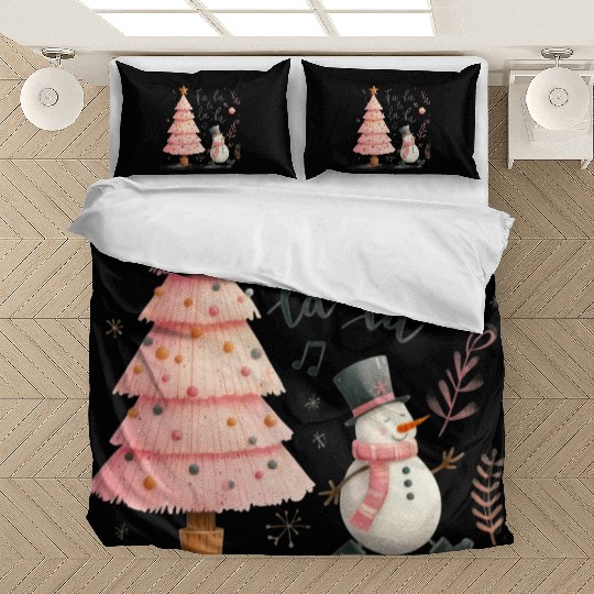Fa La La La La, Merry Christmas Bedding Sets