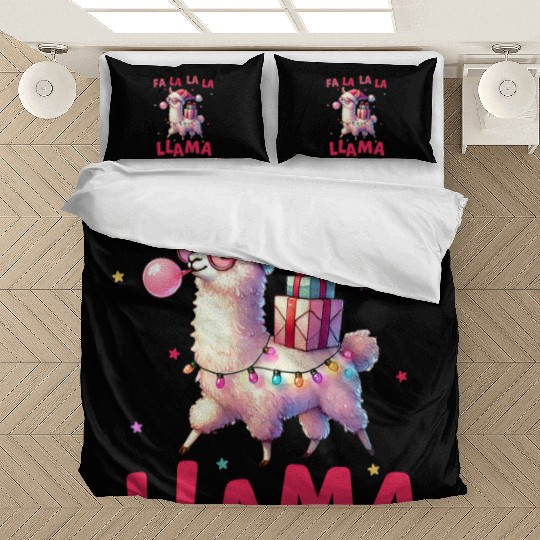 Fa La La La Llama, Merry Christmas Bedding Sets