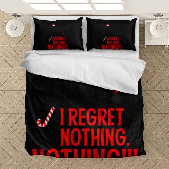 Naughty, Nice, No Regrets Christmas Bedding Sets