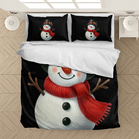 Snowman Christmas, Cute Christmas, Christmas Bedding Sets