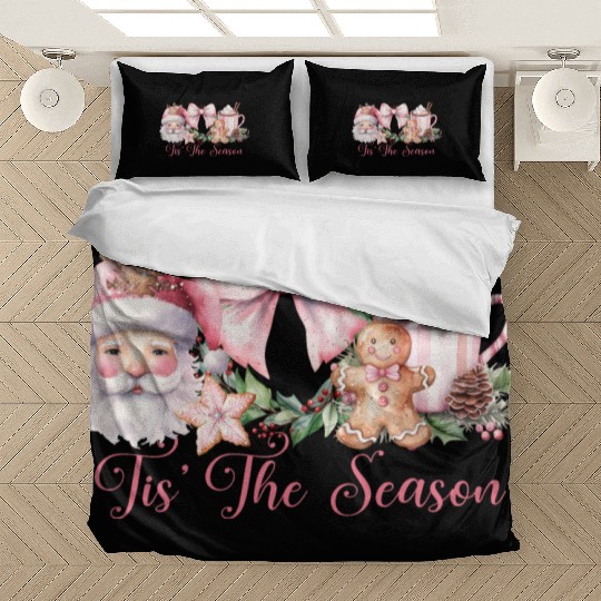 Pink Tis The Season Set Pink Bedding Sets