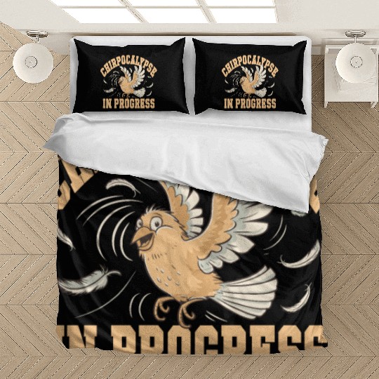 Pet Canary Owner Bird Lover and Singing Canary Bedding Sets