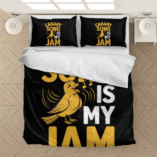Pet Canary Owner Bird Lover and Singing Canary Bedding Sets